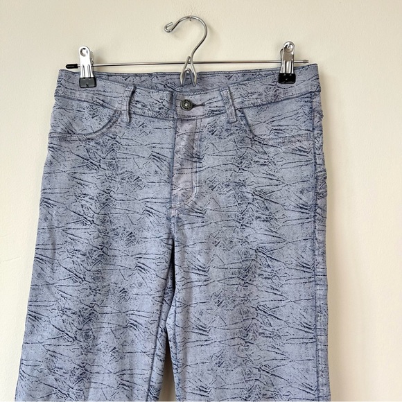 Vintage Steffy Patterned Low Rise Flare Jeans - Picture 4 of 7